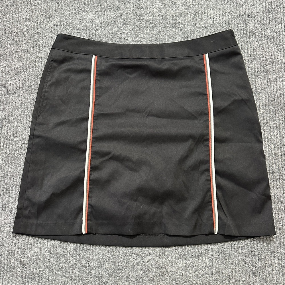 Greg Norman Womens Skort Size 8 Black Stretch Side Zip Activewear